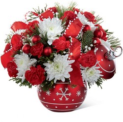 The FTD Season's Greetings Bouquet from Krupp Florist, your local Belleville flower shop